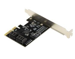 KALEA-INFORMATIQUE Carte contrôleur PCIe 3.0 x4 avec 5 Ports pour disques durs SATA 3.0 6G CHIPSET JMB585