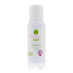 Crema de Pañal para Bebé Formato Spray de 60 ml Evita la Dermatitis, Eczemas o Picores Ocasionados por el Pañal Elaborado con Aceite de Oliva Cuida y Protege la Piel Farmoliva Baby