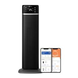Philips Termoventilatore in ceramica Serie 5000, riscaldamento immediato in 2 secondi, AI per risparmio energetico, 5 funzioni di sicurezza integrate, controllo via App, grigio e nero (CX5120/11)