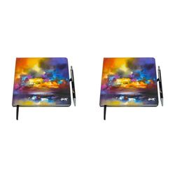 Pyramid International Scott Naismith Notebook Gift Set Notepad and Pen (Warmth Emanates Design) 192 Pages - Official Merchandise (Pack of 2)