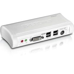 TRENDnet TK-204UK 2-Port DVI USB KVM Switch with Audio Kit