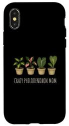Philodendron Plant - Crazy Philodendron MOM Case for iPhone X/XS