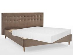 Bedframe Veronika 140 x 200 met 7-zones TFK-matras, bedlade en lattenbodem