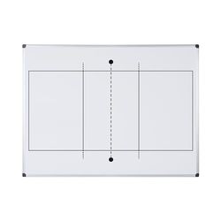 Bi-Office Maya Pizarra magnética de voleibol impresa - 1200x900mm - Superficie de acero lacado con marco de aluminio