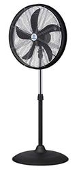Westinghouse Lighting 7271540 Yucon I 50 cm staande ventilator voor binnen, 120 W, 230 V, mat zwart/chroom, 135 cm