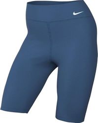 Nike DD0243-457 W NK One DF MR 7IN Shrt Pantaloncini Donna Industrial Blue/White Taglia L