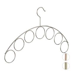 Relaxdays 10026603_55 Cintre élégant en métal, Argenté, 24,5 x 40,5 x 0,3cm