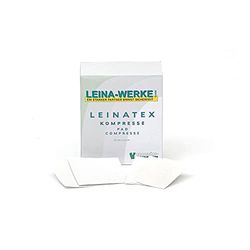 LEINAWERKE 63003 LINATEX-compressen afzonderlijk verzegeld, steriel, 10 cm x 10 cm, 1 st.