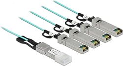 Delock Actieve optische kabel QSFP+ naar 4 x SFP+ 3 m