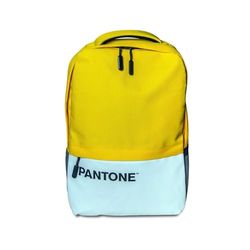 Pantone Celly PTBK102Y XL Mochila, se adapta a portátiles de hasta 15.6 pulgadas, conexión USB, resistente al agua y al desgarro, color amarillo