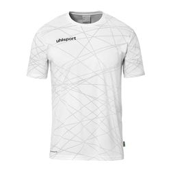 uhlsport Prediction - Maglietta Sportiva a Maniche Corte, per Portiere e Giocatori, per Bambini e Adulti