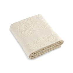 Pure Cotton Maxi Toalla de baño – Tejido de algodón Peinado, Suave al Tacto, estándar 100 de Oeko-Tex – Lavable a 40 °C – 100 x 150 cm – Marfil