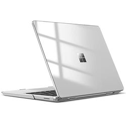 FINTIE Hoesje compatibel met Microsoft Surface Laptop Go 3 (2023) / Surface Laptop Go 2 (2022) / Surface Laptop Go (2020) - 12,4 inch beschermende snap-on harde hoes, kristalhelder