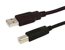 Blendend Cable de conexión USB 2.0 tipo A macho a tipo B macho, para transferencia de datos y conexión de dispositivos electrónicos.