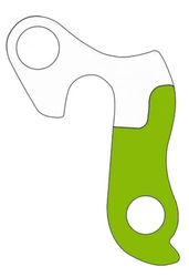 Cicli Bonin Unisex Ac 80027 Aluminium Derailleur Hanger, Zilver, One Size