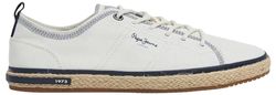 Pepe Jeans Samoa Smart Sneaker para Hombre, Blanco (Blanco), 12