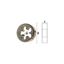 Hepyc 25040070865 - Cojinete para roscado, ØG7/8-14mm, L 65mm, l 18mm (HSS DIN EN24231)