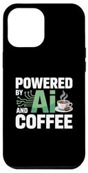 Detto divertente alimentato da AI Coffee Energy Circuit Donne Uomini Custodia per iPhone 12 Pro Max