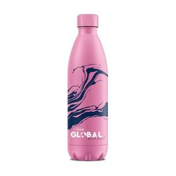 BWT Climate Bottle Think Global Drink Local – Colore: rosa | borraccia sportiva | bottiglia in metallo | thermos da 500 ml in acciaio inox | tappo a vite a prova di perdite