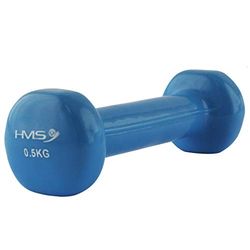 HMS 5907695504644 - Manubri in ghisa Rivestiti in Vinile, Taglia Unica, Colore: Nero