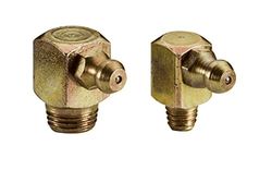 Engrasadores hidráulicos 90º auto-roscantes DIN 71412 tipo H3/S, ideales para lubricación de maquinaria y equipos industriales.