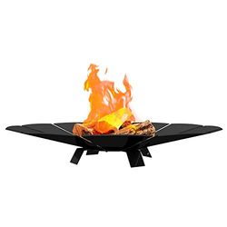 Kratki Fire Sunny Coupe-feu de Jardin autoportant, Rond, Poids 10,5 kg, diamètre L 68,4 cm, Hauteur H 11,3 cm, en Acier Robuste et résistant à la Chaleur