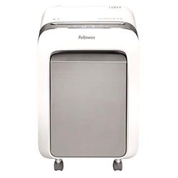 Fellowes dokumentförstörare LX211, 15 ark Micro-Cut P-5, sekretessskomfort pappersdokumentförstörare för små kontor/hemmakontor, 100% lagringsfri & Safesense-teknik – dokumentförstörare vit