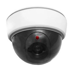 Blendend Telecamera simulata a soffitto con pilota LED, design discreto, ideale per sicurezza e prevenzione dei furti interni.