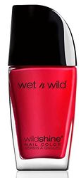 wet n wild – Wild Shine Nail Color – Application facile & rapide - Fini brillant - Teinte Red Red - 100% Cruelty Free rouge