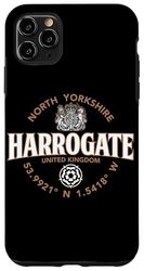 Harrogate North Yorkshire Coordinates Label 2C Case for iPhone 11 Pro Max