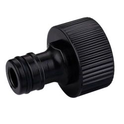 Black+Decker Raccord de tuyau avec réducteur - Diamètre : 13 à 19 mm - Raccord sans fuite - Noir