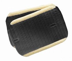 Lot de 2 bandages avec bordure en fourrure synthétique