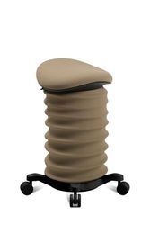 TOPSTAR Taburete dinámico Sitness 4D con Ruedas – Certificado EGR – Taburete de Oficina ergonómico – Altura Regulable – Fortalece la Espalda – Alivia los Discos intervertebrales