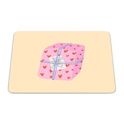 Bonamaison, Tapis de Souris Rectangle Imprimé Numériquement, Fond Antidérapant, pour Bureau et Maison, Taille: 22x18cm