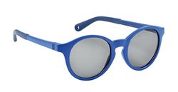 BÉABA, Zonnebril voor kinderen van 4-6 jaar, 100% uv-bescherming – CAT 3, zijdelingse bescherming, optimaal comfort, 360° verstelbare poten, mazarineblauw
