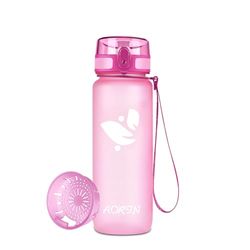 AORIN Sport vattenflaska - 350 ml/500 ml/750 ml/1L, Tritan gymflaska BPA-fri och dricksflaskor, läckagesäker, flipplock med ett klick/barn, vuxna, gym, utomhussport