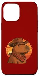 Capybara Cowboy Zen et Sauvage du désert Coque pour iPhone 12 Pro Max