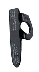 Petzl, Livanos, Chromato Gevouwen Nagel, Zwart, 6 Cm, Unisex-Volwassene