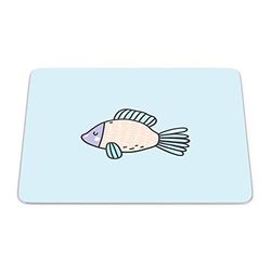 Bonamaison, Rectangle Pop Art Digital Printed Mouse Pad, Non-Slip Base, for Office and Home, Size: 22 x 18 cm