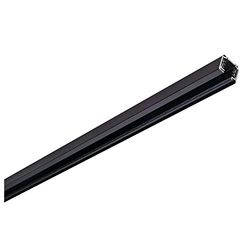 Eutrac 3-Phases busbar, Black, 1m, Aluminium