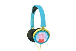 Lexibook Peppa Pig Georges Stereo Headphone, kids safe, foldable and adjustable, Blue/Green, HP015PP