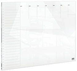 Nobo Blocco per Appunti, Planner Settimanale in Vetro, 430 x 560 mm, 1915601