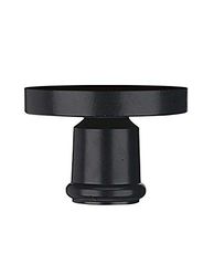 Cristher B12K-G05X1A-02 Support ballon 30 cm Poteau 4,5 cm E27 Noir