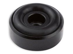 Dynavox Pernas de alumínio mini, conjunto de 4 unidades, com amortecedores de borracha, máx. 10 kg por perna, ideais para dispositivos HiFi e equipamentos de áudio, anodizado preto