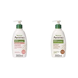 Aveeno Crema Olio Idratante Corpo, da Pelle Normali a Secche, 300ml & Crema Corpo Idratante allo Yogurt, Daily Moisturising, Profumo di Vaniglia e Avena, Pelli da Normali a Secche, 300 ml