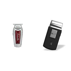 WAHLWAHL DETAILER CORDLESS SENZA FILO CON LAMA T-WIDE & 3615-0470 - Mobile Shaver Rasoio Cordless, neroWAHL