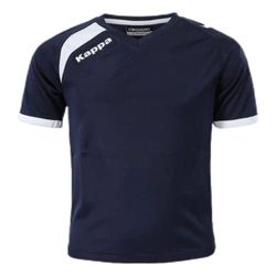 Kappa Pavie SS Shirt Football Unisex Adults, 302DRD0_193-8Y, navy blue, 6Y/8Y