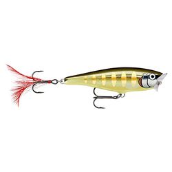 Rapala Bx Brat-Material Cuerpo de Balsa-Señuelo Pesca en Agua Dulce-Profundidad de Nado 0,9m-5cm/10g-Hecho en Estonia-Blue Ghost, Unisex-Adult, Striped Grey Shiner, Taille 7cm / 7g
