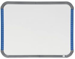 Nobo Mini Lavagna Magnetica Portatile con Cornice Sottile, Montabile a parete, in Orientamento Verticale o Orizzontale, Impugnature e Clip per Pennarello Integrate, 220 mm x 280 mm