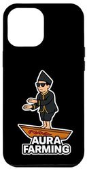 Aura Farming Aura Wave Indonesiano Boat Meme Energy Vibes Custodia per iPhone 12 Pro Max